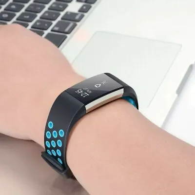 Silicone Watch Wrist Sports Strap For Fitbit Charge 2 Band Wristband Replacement • $5.90