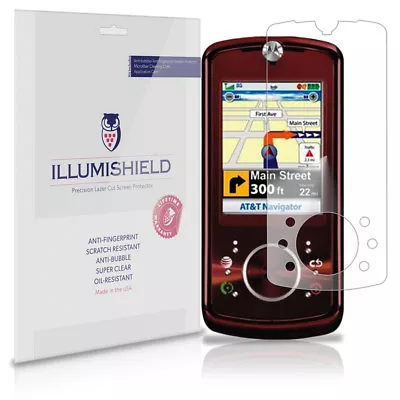 ILLumiShield Phone Screen Protector W Anti-Bubble/Print 3x For Motorola MOTO Z9 • $7.65