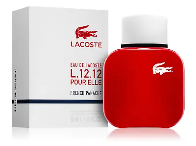 Lacoste L.12.12 Pour Elle French Panache 50ml Eau De Toilette Spray *NEWSEALED* • £19.99