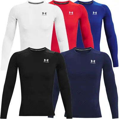 UNDER ARMOUR HeatGear® COMPRESSION MEN'S LONG SLEEVE BASE LAYER • £19.99