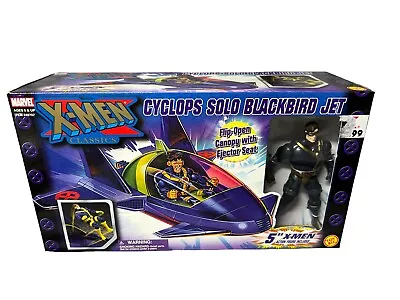 ToyBiz Marvel Xmen Classics 5” Cyclops Solo Blackbird Jet - Extremely Rare!! -C7 • $125