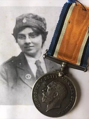 WW1 Female British War Medal And Ephemera South African Nurse Olive Sidney Chew • £385