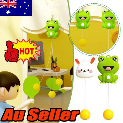 $15.92 • Buy Indoor Hanging Table Tennis Trainer With Racket And Ball Portable Exerciser Game