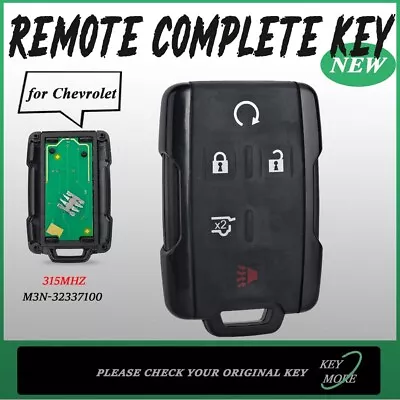 Keyless For 2015-2020 Chevrolet Tahoe Suburban Smart Remote Key Fob M3N-32337100 • $16.66