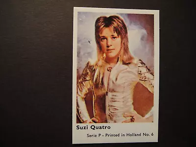 DANDY GUM 70s POP ROCK STARS P SERIES #6 SUZI QUATRO CAN THE CAN DEVILGATE DRIVE • £1.75