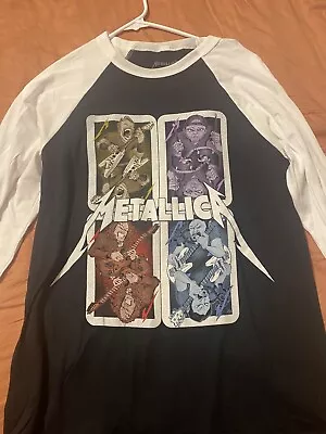 Metallica 3/4 Long Sleeved Women’s Raglan Shirt Wherever I Roam • $22.99