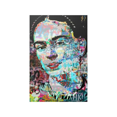 Frida Graffiti Fine Art Print Warhol Style Pop Art By Stephen Chambers • $28.86