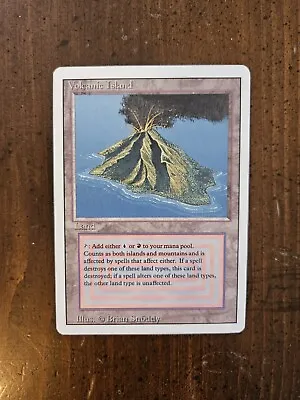 MTG Volcanic Island Revised Edition Excellent LP • $565