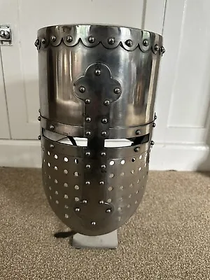 £39 • Buy Medieval Knight's Helmet, LARP Reenactment