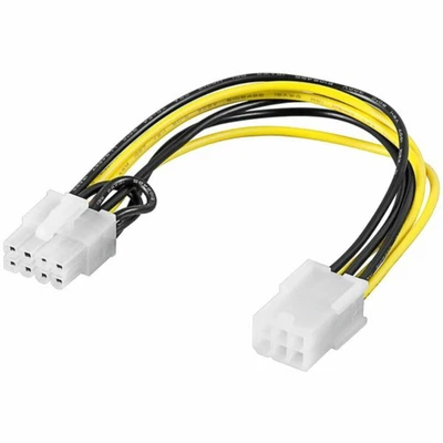 £4.99 • Buy Goobay Internal Pcie Power Cable 6-Pin To 8-Pin Adapter