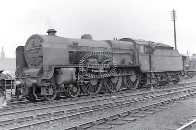 PHOTO  British Railways Steam Loco Patriot Ayrshire Yeomanry 45500 Newton Heath • £3.15