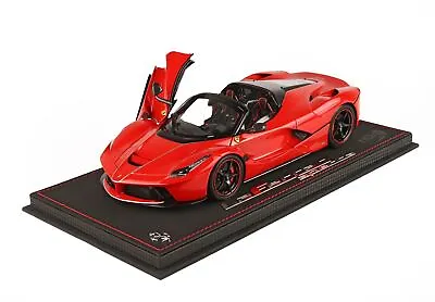 BBR {BBR182231DIE1} 1/18 Ferrari LaFerrari APERTA Rosso Corsa 322 Black Wheels • £718.78