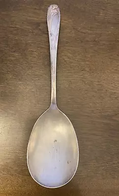 Rogers Silverplate Casserole Spoon Daffodil Pattern 9  • $8