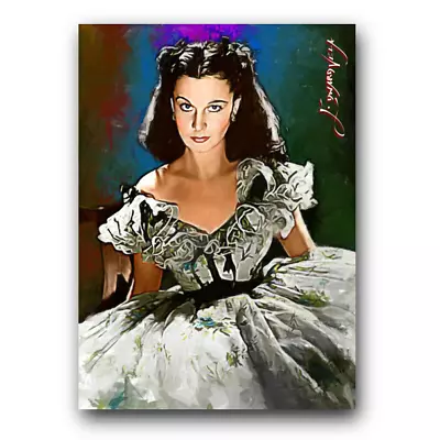 Vivien Leigh #14 Art Card Limited 29/50 Edward Vela Signed (Movies Actress) • $1.99