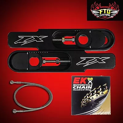 $409 • Buy 2023 Ultimate ZX10-R Swingarm Extension Kit EK ZVX3 Chain And 36  Brake Line