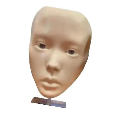 Makeup Practice Face Board Realistic Soft Touch Silicone 3D Mannequin For • £16.38