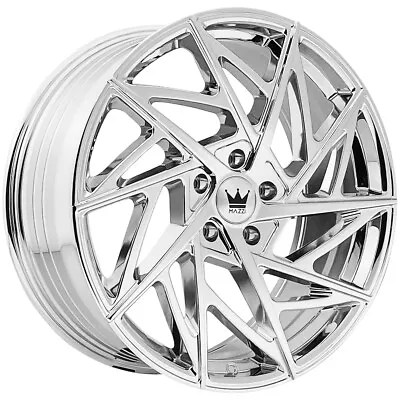 Mazzi 377 Freestyle 20x8.5 5x120 +35mm Chrome Wheel Rim 20  Inch • $288.99