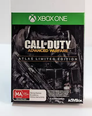 Call Of Duty Advanced Warfare ATLAS Limited Edition Xbox One Game Steel Case COD • $28.45