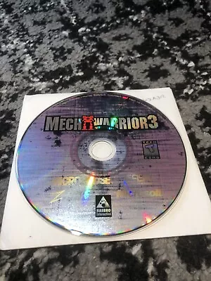 MechWarrior 3 (PC 1999) WIN95/98 CD-ROM. FREE SHIPPING • $45