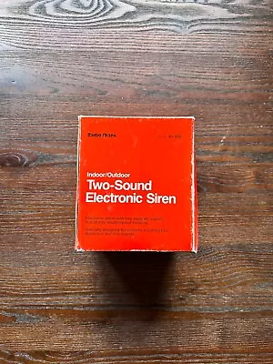 Radio Shack Safe House 49-488F Two Sound Electronic Siren Alarm Horn Open Box • $34.99