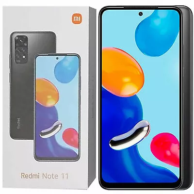 BNIB Xiaomi Redmi Note 11 4G Graphite Gray 64GB + 4GB Dual-SIM  Unlocked OEM • $445.50