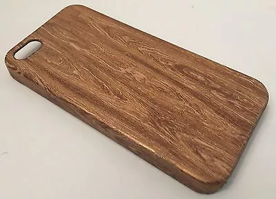 £8.99 • Buy Apple Iphone 4 4S Cover Case Protective Hard Back Wood Grain Wooden Oak Brown