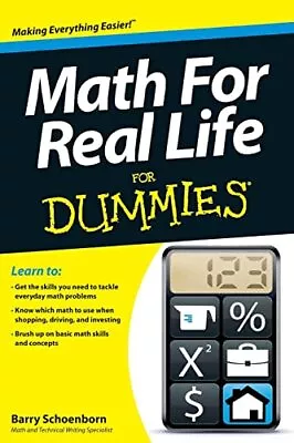 Math For Real Life For Dummies • $4.94