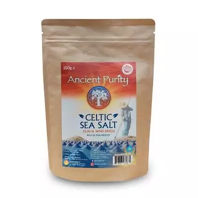 CELTIC SEA SALT 250g Unprocessed Raw Natural Coarse 70+ Minerals (France Origin) • £9.99