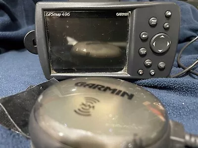 Garmin GPSmap 496 Bundle W/ Mounting Bracket & Antenna • $465