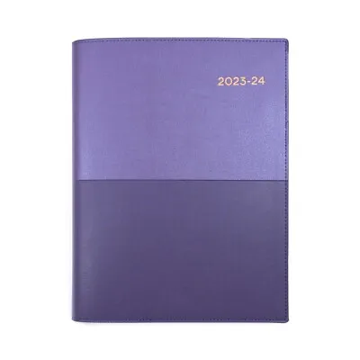 $19.95 • Buy Collins Vanessa A5 2023/2024 Financial Year Diary Week To View 385.V55 - Purple