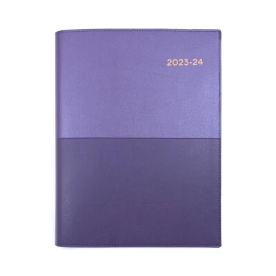 $19.95 • Buy Collins Vanessa A5 2023/2024 Financial Year Diary Week To View 385.V55 - Purple