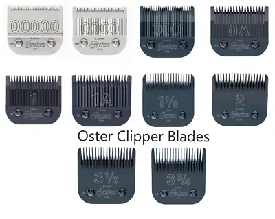 Oster Detachable Clipper Replacement Blades For Models Titan 76 10 1 Octane • $39.99