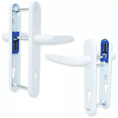 UPVC Door Handle White Double Glazing Trojan Sparta 92PZ Sprung Patio Set PVC • £13.99