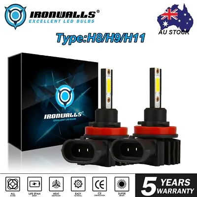 H8 H9 H11 LED Headlight High Low Beam Kit For Holden VE Commodore SSV SS SV6 HSV • $29.99