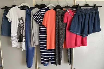 Girls Clothing Bundle 9 Items Next Etc Age 9-10 Years • £5.99