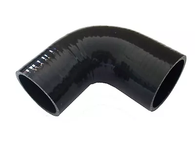 2  To 2.75  51mm - 70mm Silicone 90 Degree Elbow Reducer Turbo Pipe Hose Black • $11.80