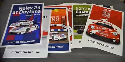 PORSCHE IMSA Rolex Factory Authentic Posters. LOT OF 6. Look At All Pics. • $22.99