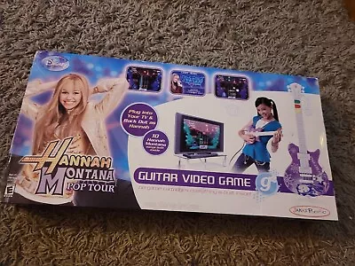Hannah Montana Secret Star Plug & Play TV Video Electric Guitar Game Jakks Rare • $99.99
