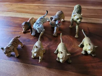 8 Vintage AAA Big Cats -  Sabre Tooth Tiger Lionstigerscheetah. BARGAIN • £2.99