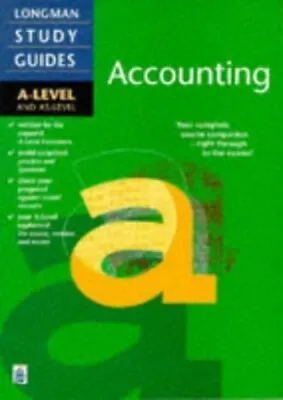 Longman A-level Study Guide: Accounting ('A' LEV... By Daff Mr Trevor Paperback • £4.19