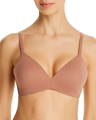 Wacoal 246384 Womens How Perfect Contour Wireless T-Shirt Bra Clove Size 34C • $38.25