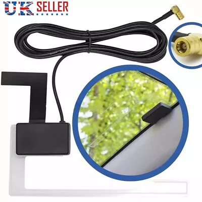 Glass Mount DAB/DAB+ Aerial Digital Car Radio Antenna SMA Male Connector • £4.99