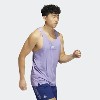 £49.90 • Buy Adidas Men's 2022 Boston Marathon Reflective Singlet Tank Top Shirt 2XL XXL