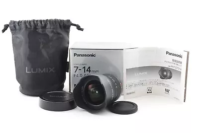 《 TOP MINT 》 Panasonic Lumix G Vario 7-14mm F4 AE Aspherical AF ED Lens JAPAN • £435.04