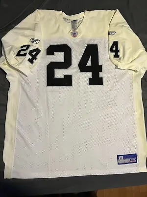 100% Authentic Oakland Raiders Charles Woodson Reebok Authentic Jersey 56 Rare • $100