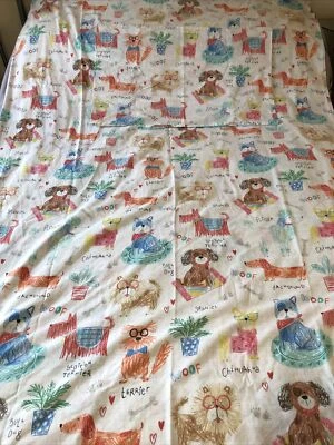 £8.50 • Buy NEXT Kids Children’s Scribble Dogs Single Duvet Cover & Pillowcase Bedding