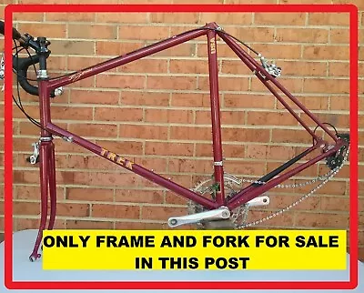 FRAMESET Only Trek 500 Road Bike Reynolds 501 💥 61cm Butted Steel Bicycle • $165