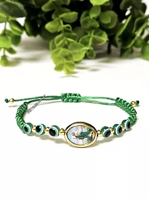 1 Pc San Judas Tadeo Mal De Ojo Proteccion Pulsera St Jude Evil Eye Bracelet  • $9.95