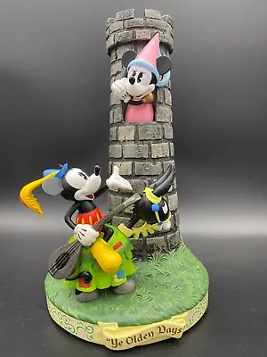 Disney Minnie & Mickey Mouse  Ye Olden Days  Medium Big Figurine Signed AS-IS • $169