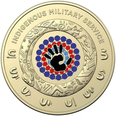 $6.95 • Buy  2021 Australian $2 Two Dollar Indigenous Military Service Coin CIRCULATED 🔥